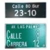 PLACAS PARA NOMENCLATURA URBANA<br>NOMENCLATURE URBAN PLATES - Imagen 3